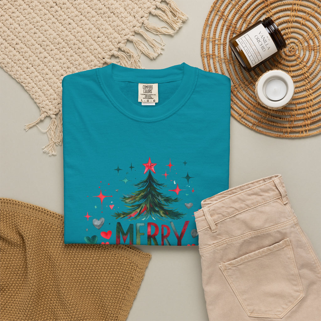 Merry Christmas Christmas Tree T-Shirt