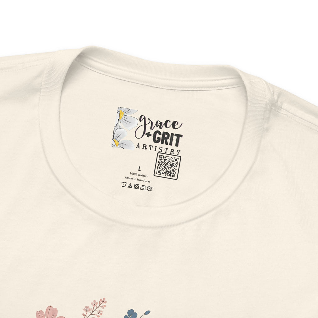 T-Shirt — "Raising Little Disciples" Floral Kids Ministry Tee