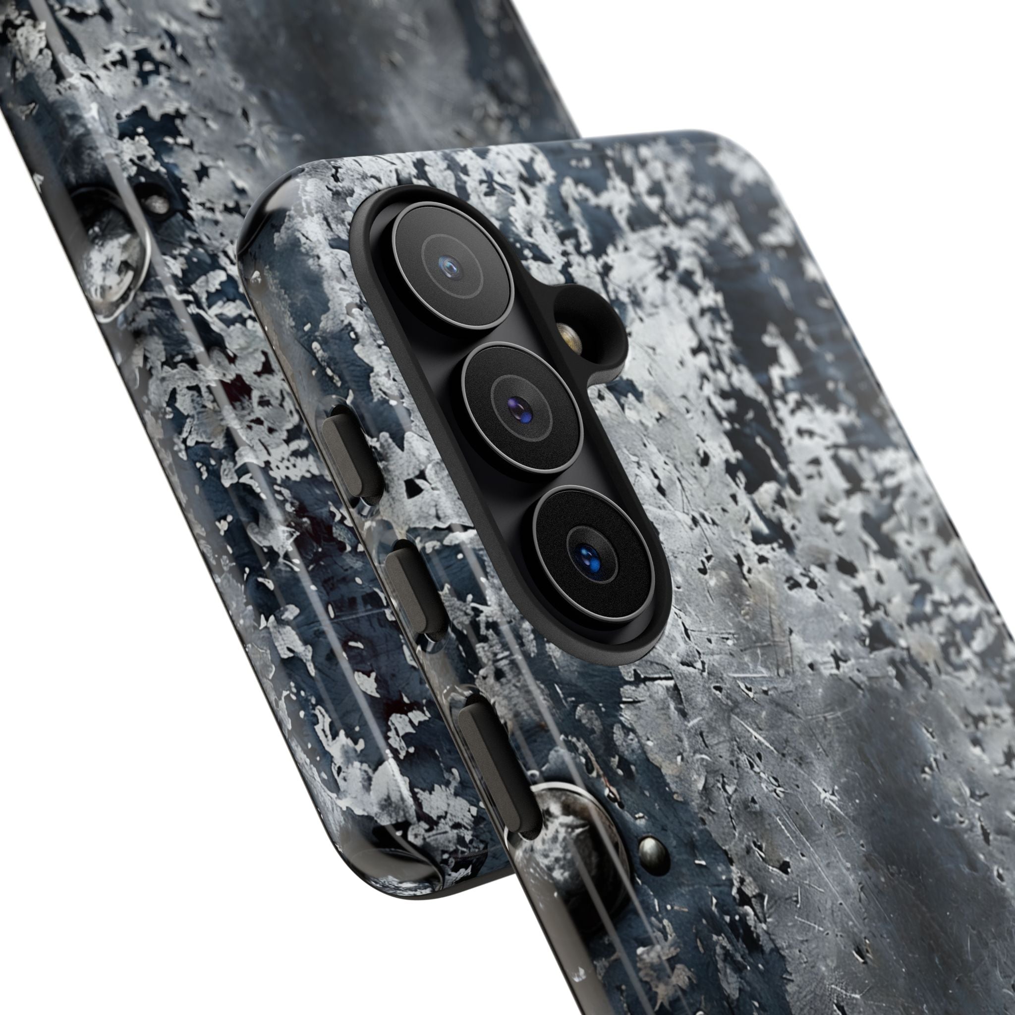 Rugged Rusted Metal Phone Case — Industrial Distressed Armor for iPhone