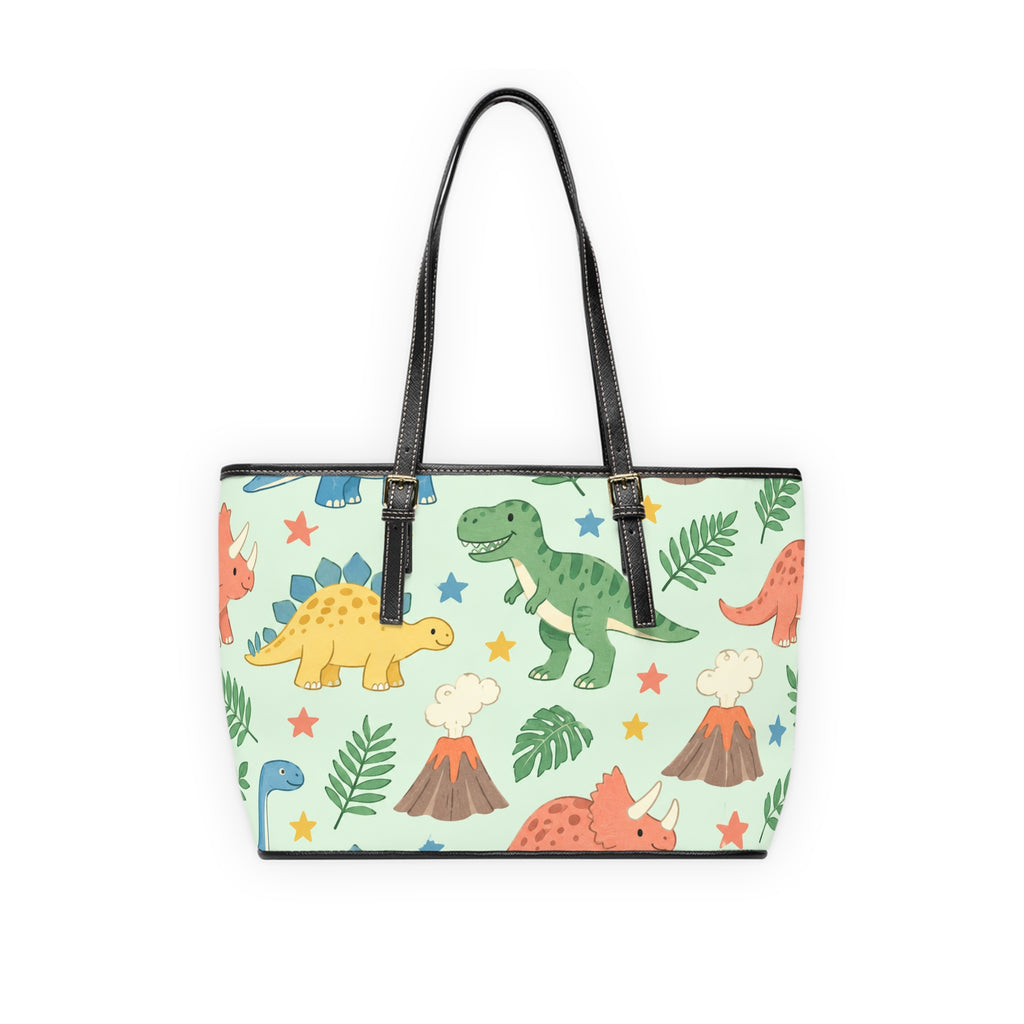 Dinosaur Adventure PU Leather Shoulder Bag for Kids and Dino Lovers