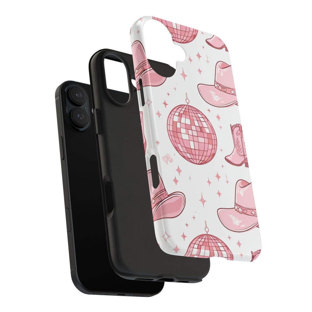 Pink Cowgirl Disco Phone Case