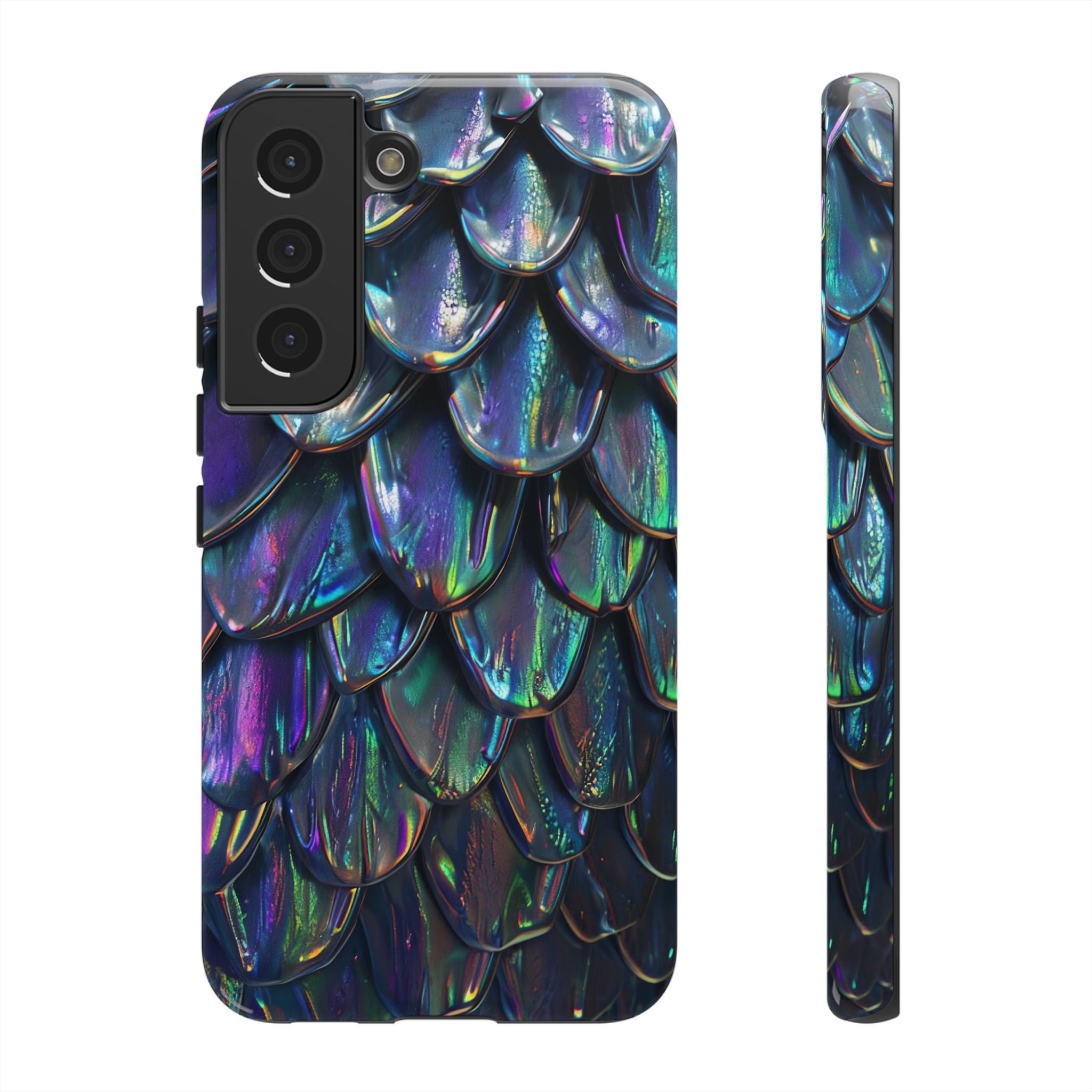 Dragon Scale Phone Case — Iridescent Dragon Scale Tough Case