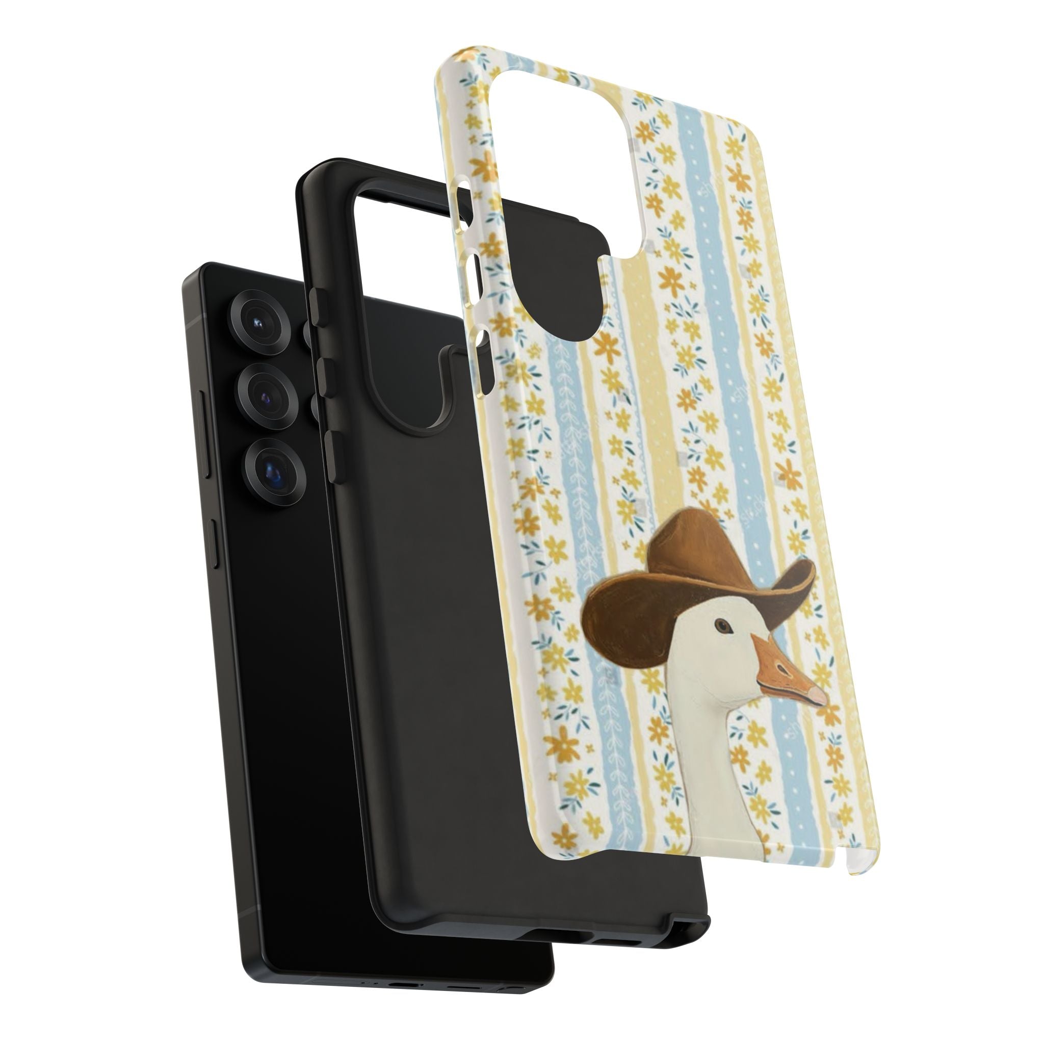 Goose Cowboy Phone Case – Cute Country Floral iPhone Cover