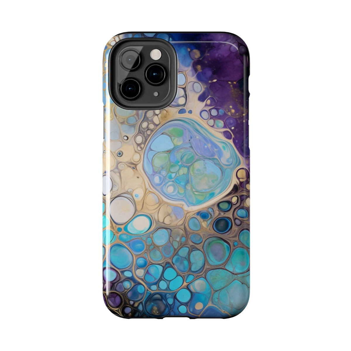 Abstract Ocean Bubble Tough Phone Case