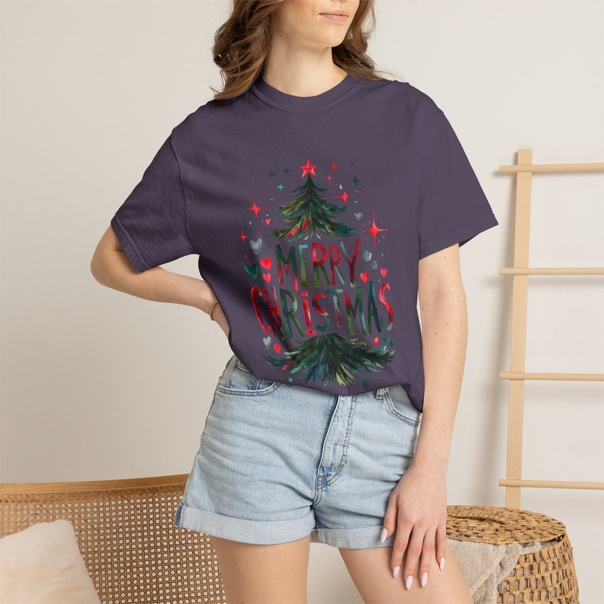 Merry Christmas Christmas Tree T-Shirt