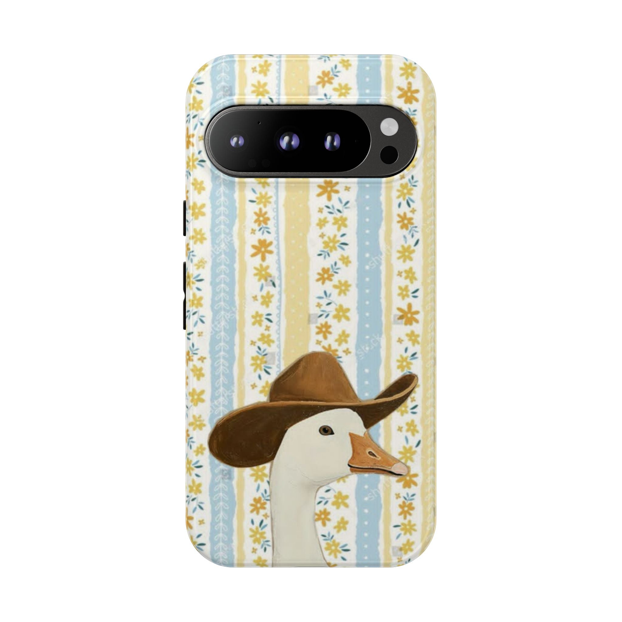 Goose Cowboy Phone Case – Cute Country Floral iPhone Cover