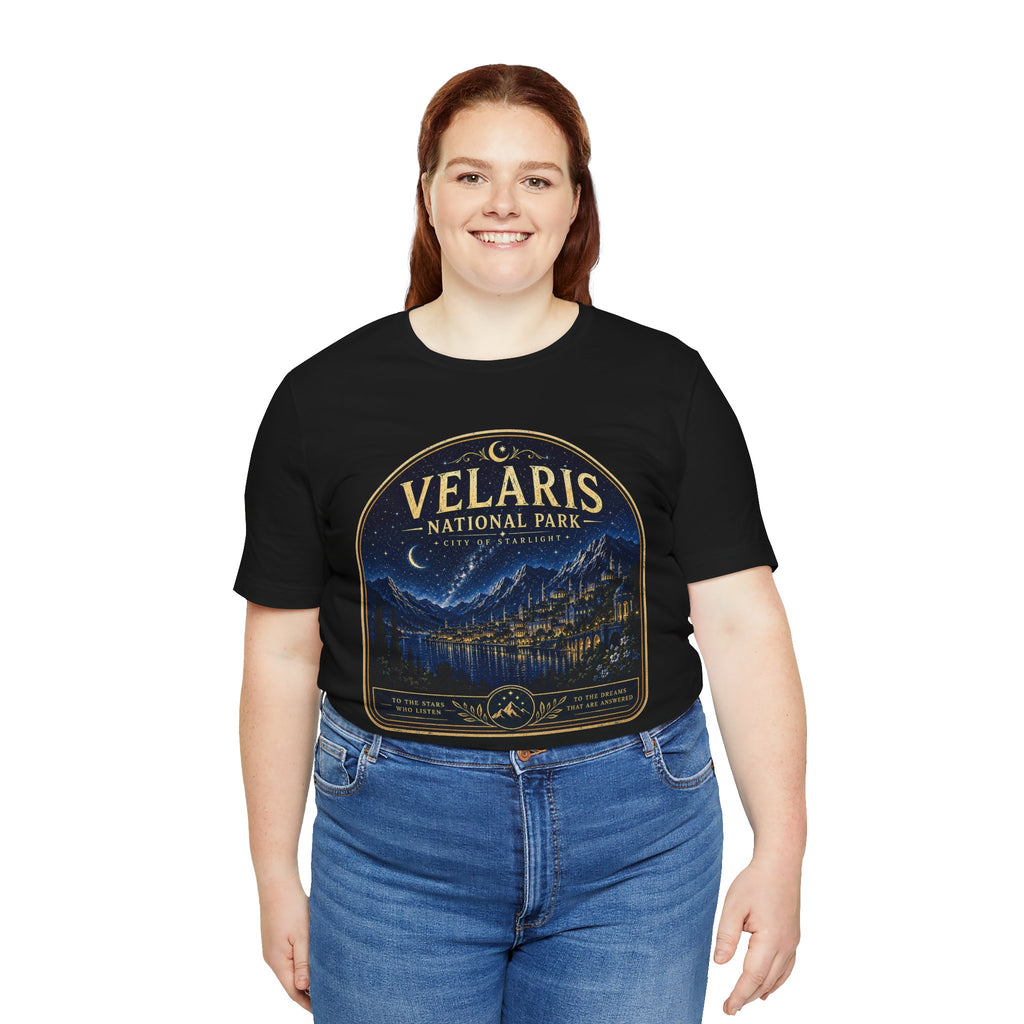 Velaris National Park Tee — Nighttime Cityscape Graphic Shirt