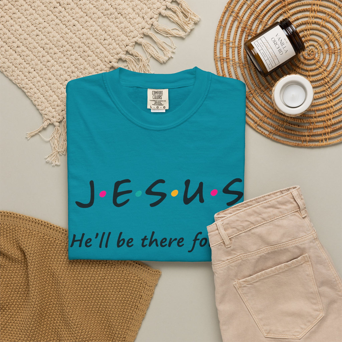 Jesus He’ll Be There for You Christian T-Shirt