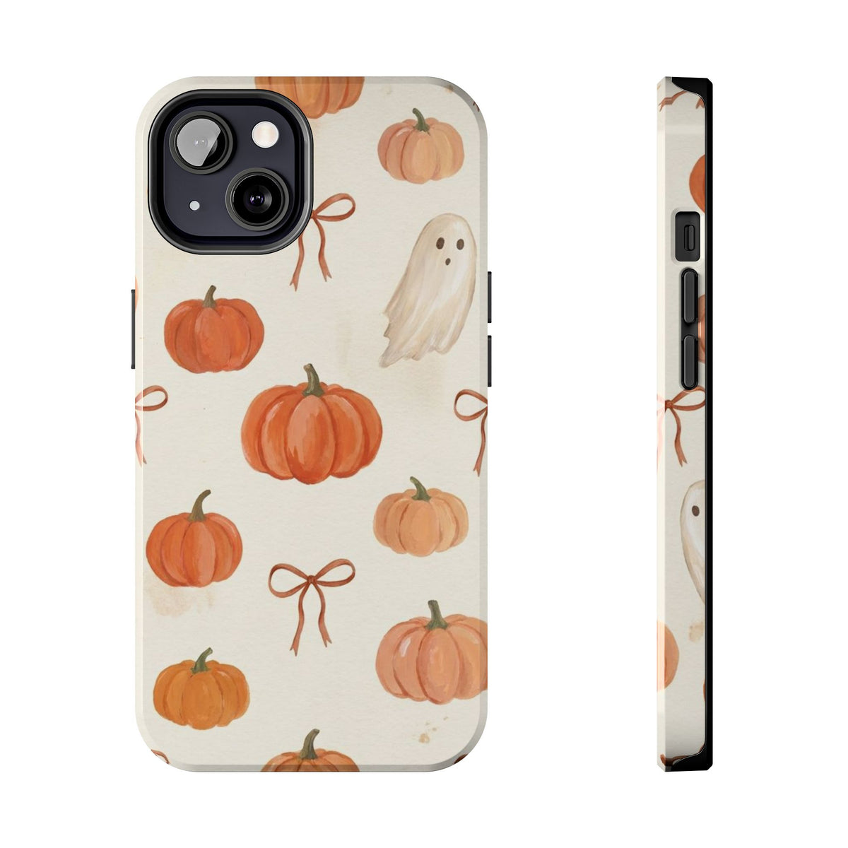 Pumpkin Ghost Phone Case – Cute Halloween Fall Pattern