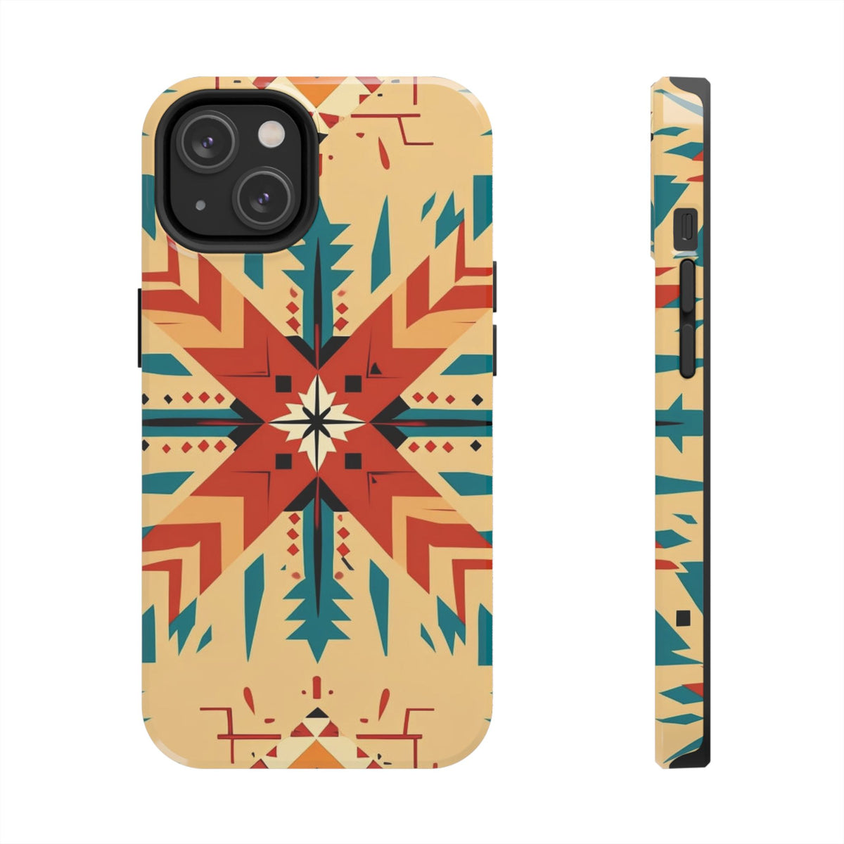 Southwestern Geometric Starburst Tough Phone Case