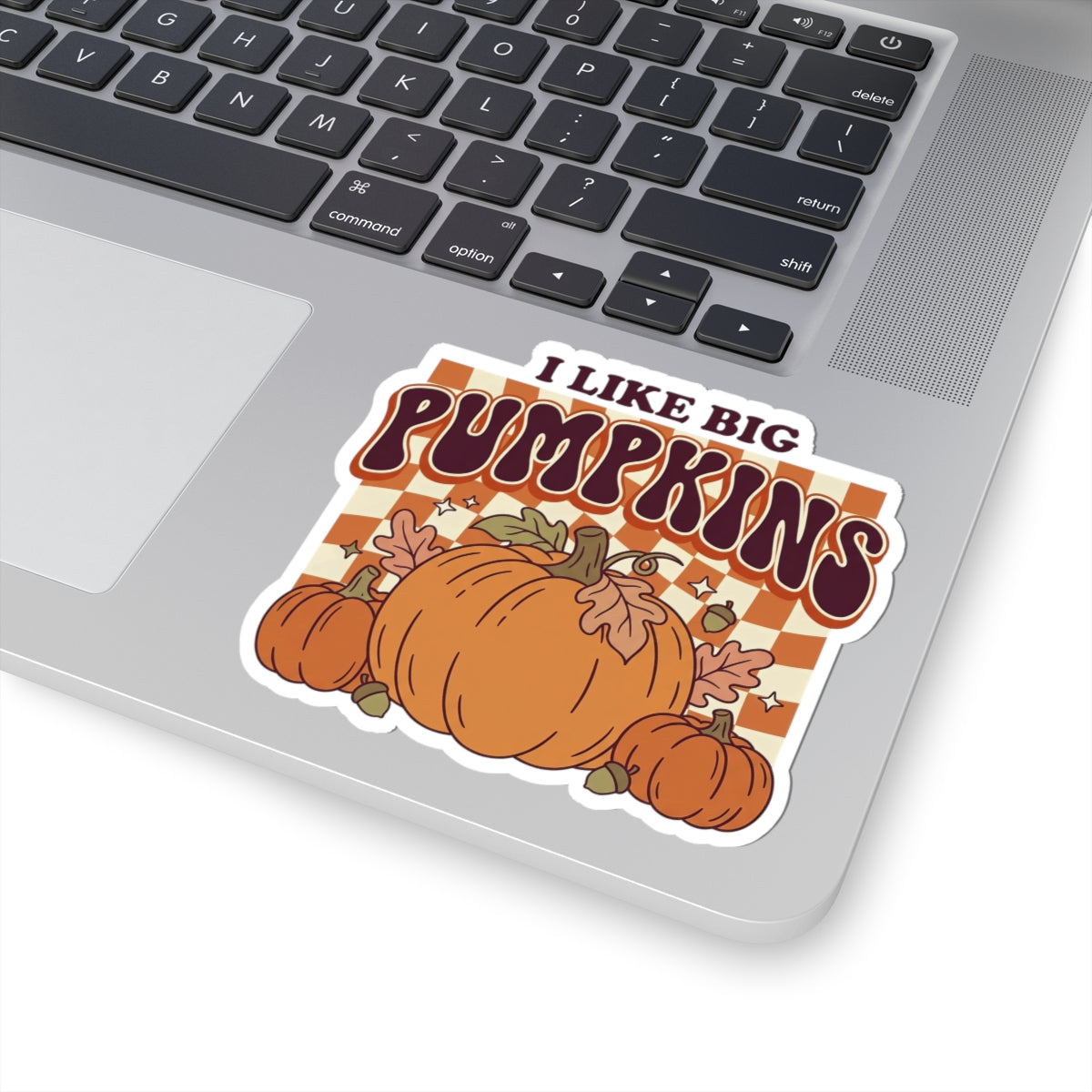 I Like Big Pumpkins Kiss-Cut Sticker