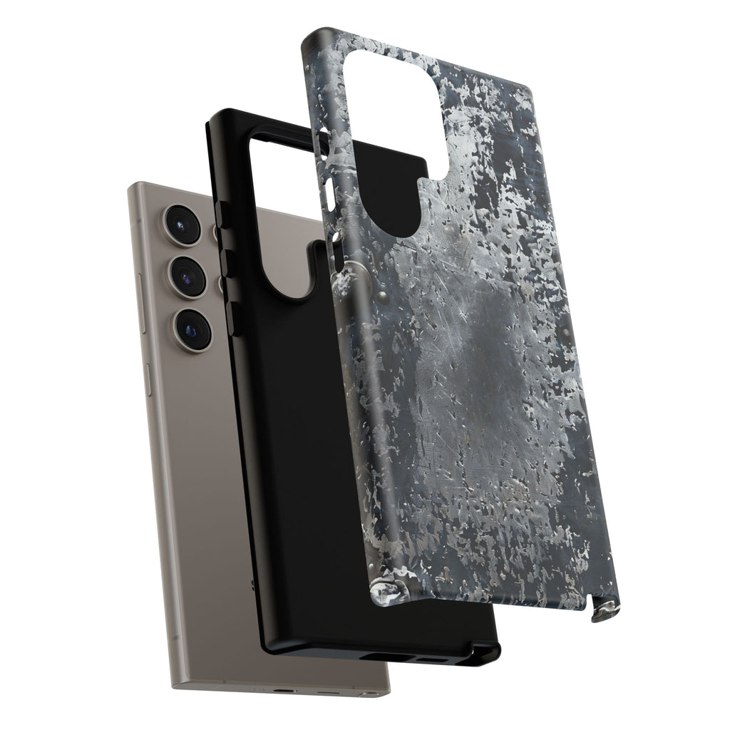 Rugged Rusted Metal Phone Case — Industrial Distressed Armor for iPhone