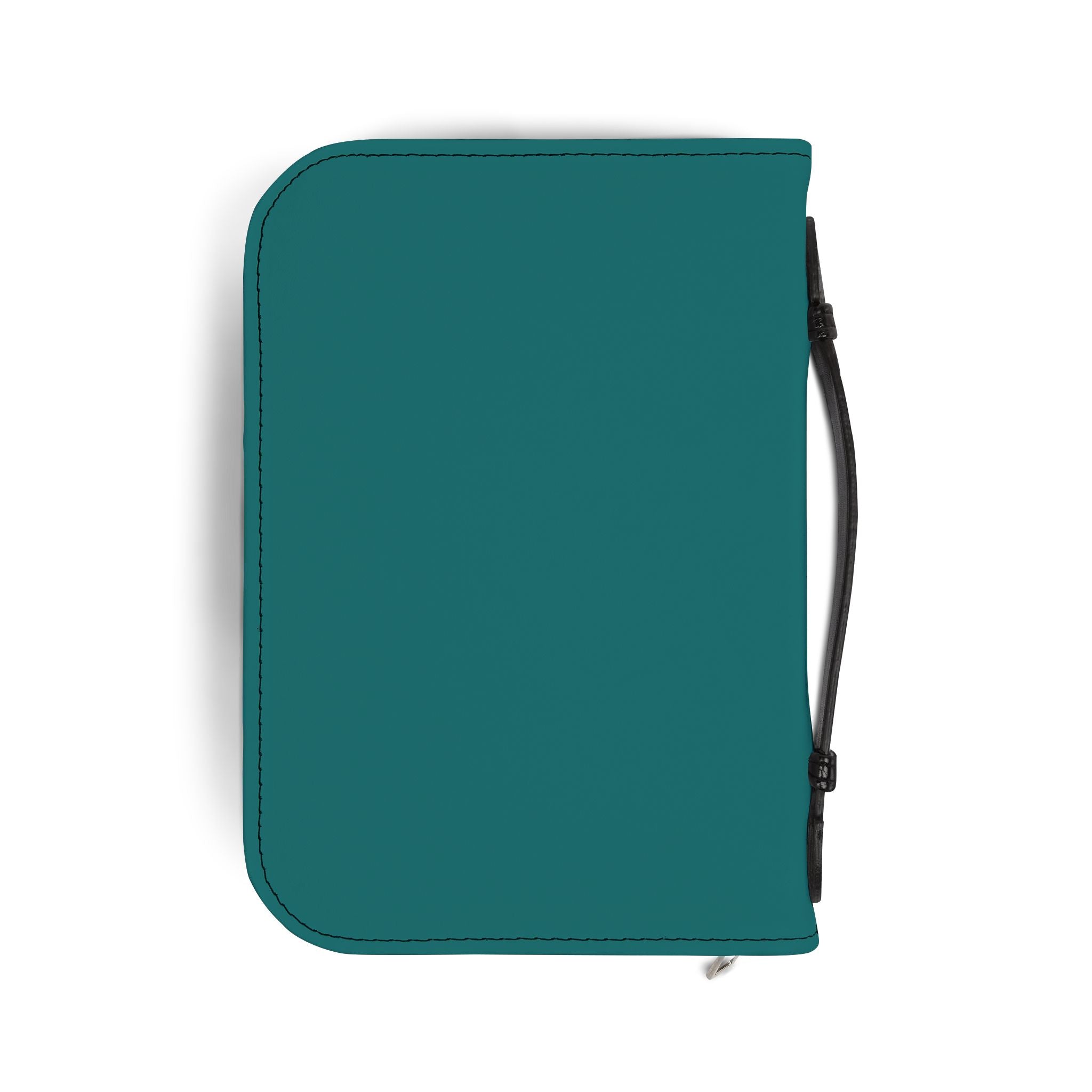 Bible Cover — "Make Heaven Crowded" Zippered Teal Bible Case