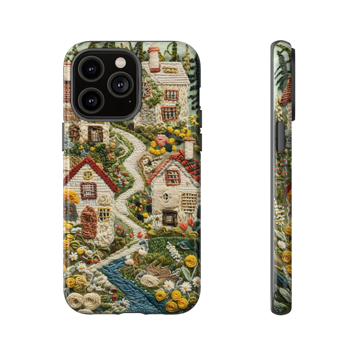 Cottagecore Garden Village Phone Case