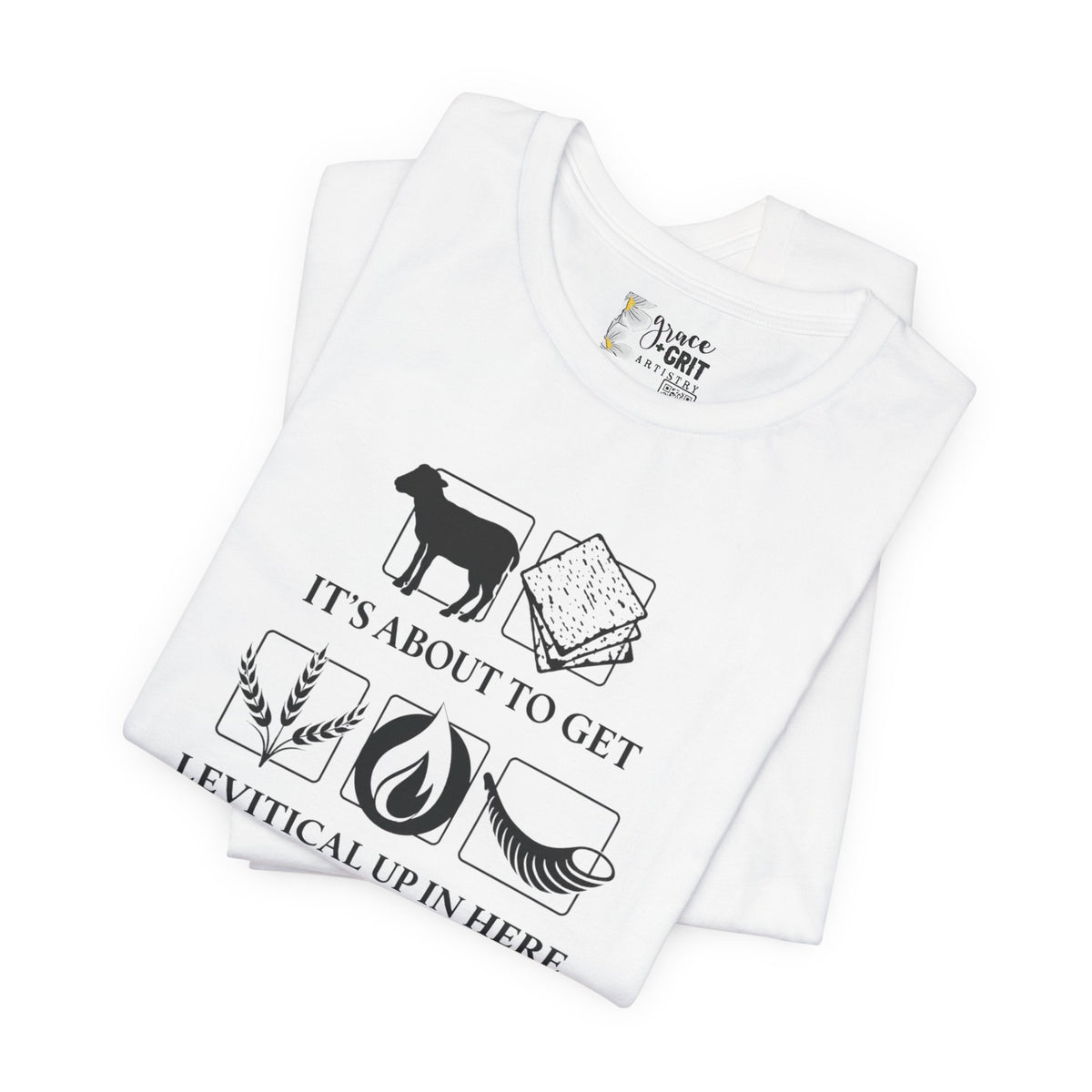 Levitical Up In Here T-Shirt — Funny Bible Symbols Tee
