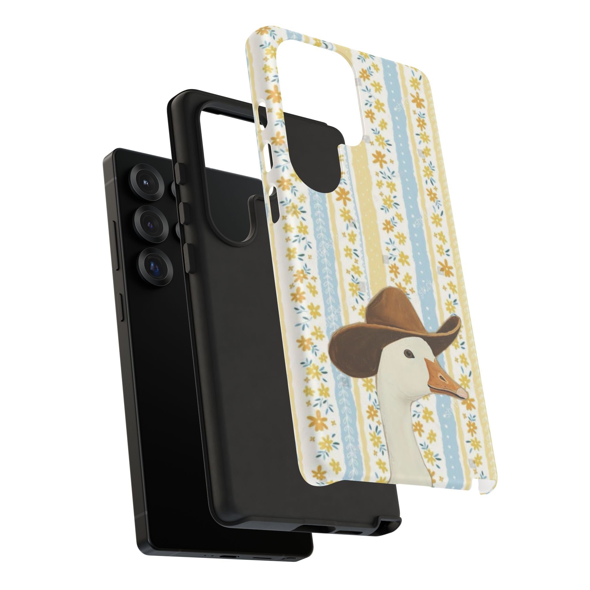 Goose Cowboy Phone Case – Cute Country Floral iPhone Cover