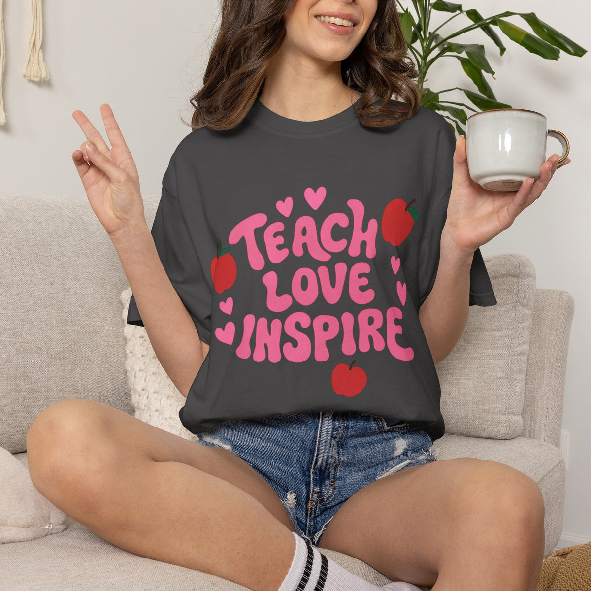Teach Love Inspire Apple T-Shirt