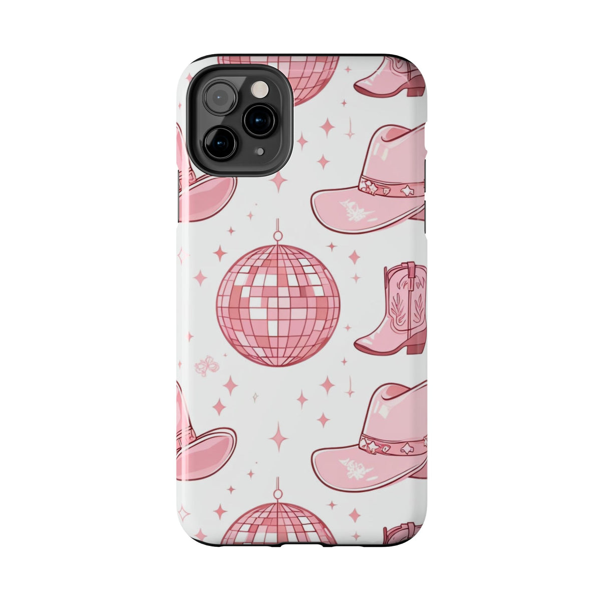 Pink Cowgirl Disco Phone Case