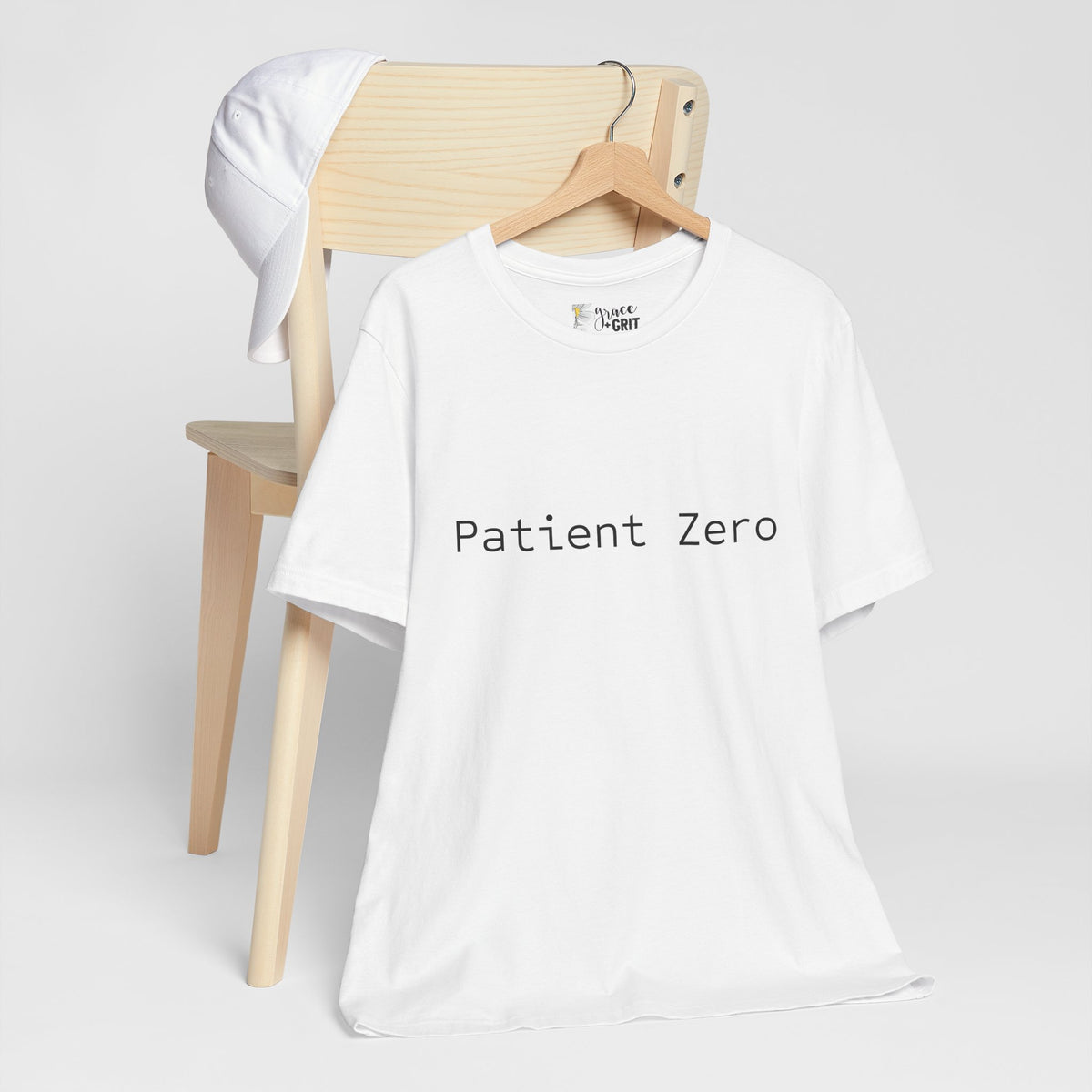 Patient Zero T-Shirt — Minimalist Text Tee