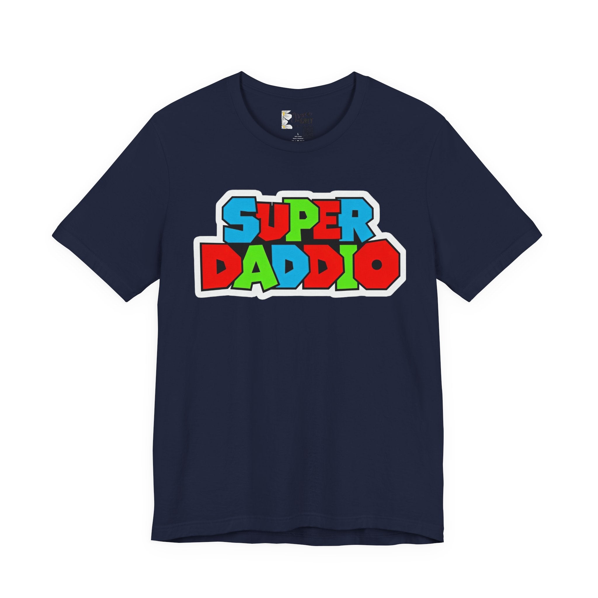 Super Daddio T-Shirt — Retro Gamer Dad Father's Day Tee