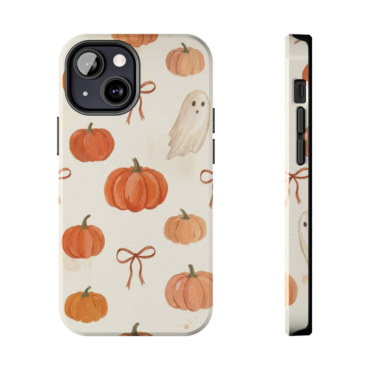 Pumpkin Ghost Phone Case – Cute Halloween Fall Pattern