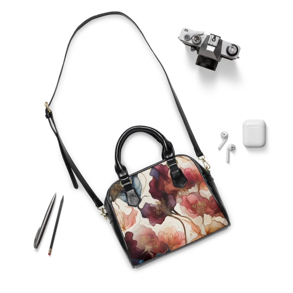 Floral Botanical Shoulder Handbag