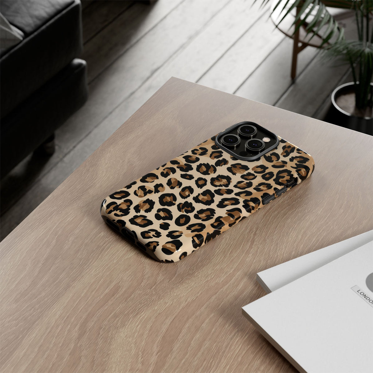 Leopard Print Tough Phone Case