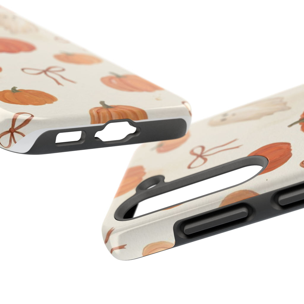 Pumpkin Ghost Phone Case – Cute Halloween Fall Pattern