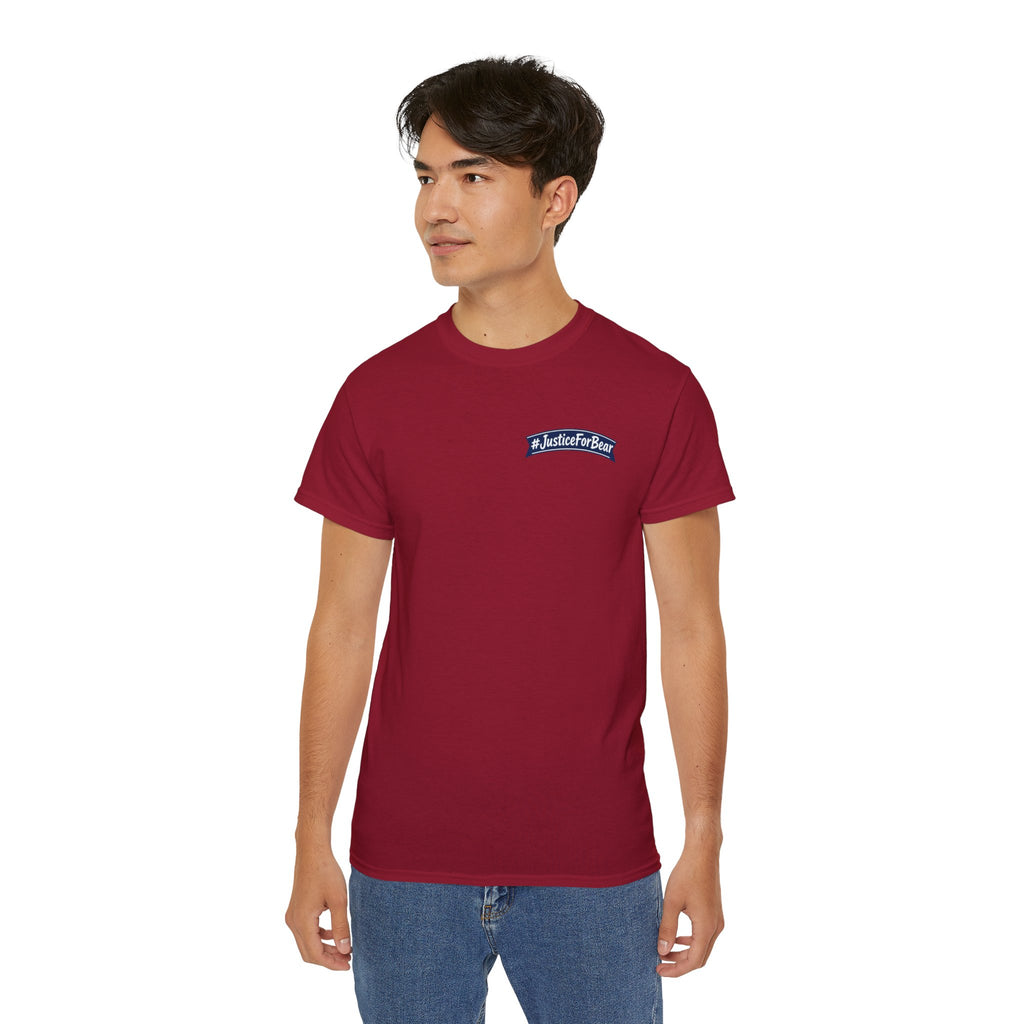 Team Bear #JusticeForBear Animal Advocacy T-Shirt
