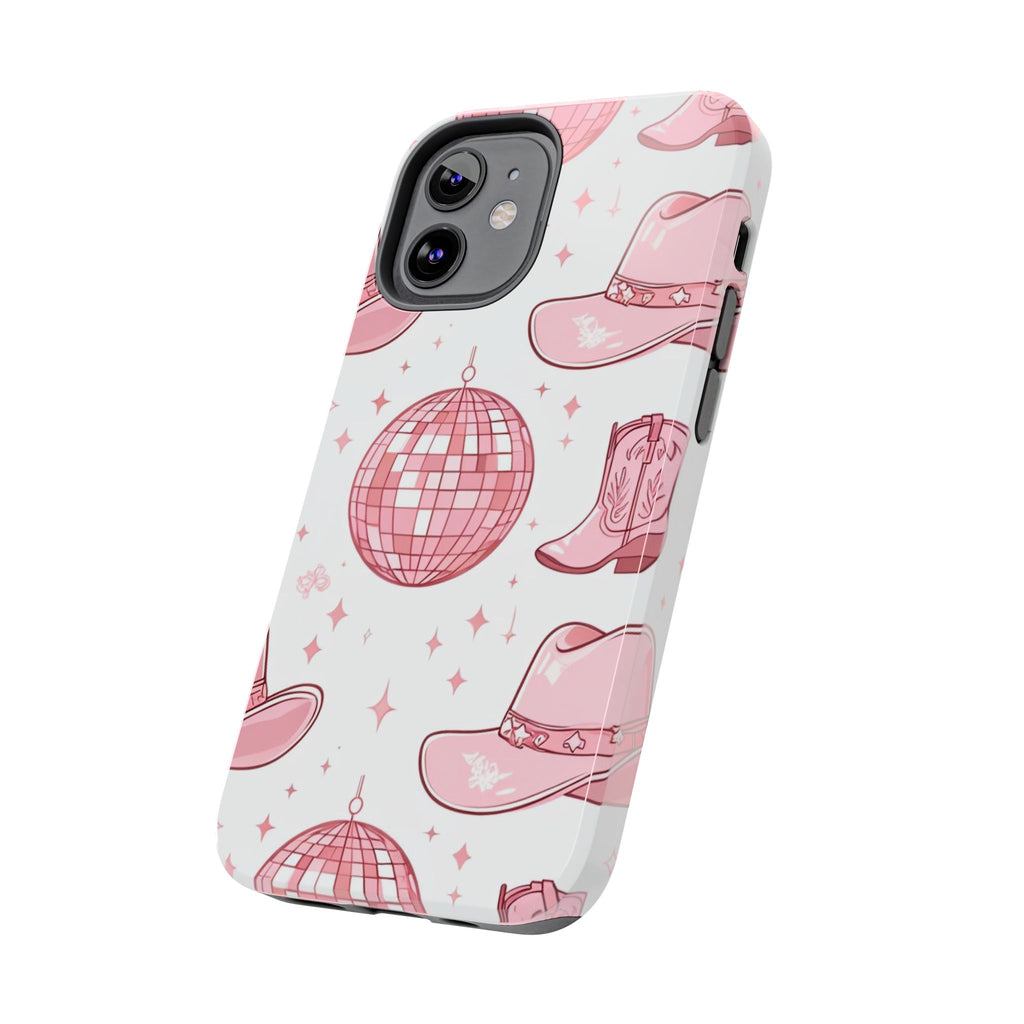Pink Cowgirl Disco Phone Case