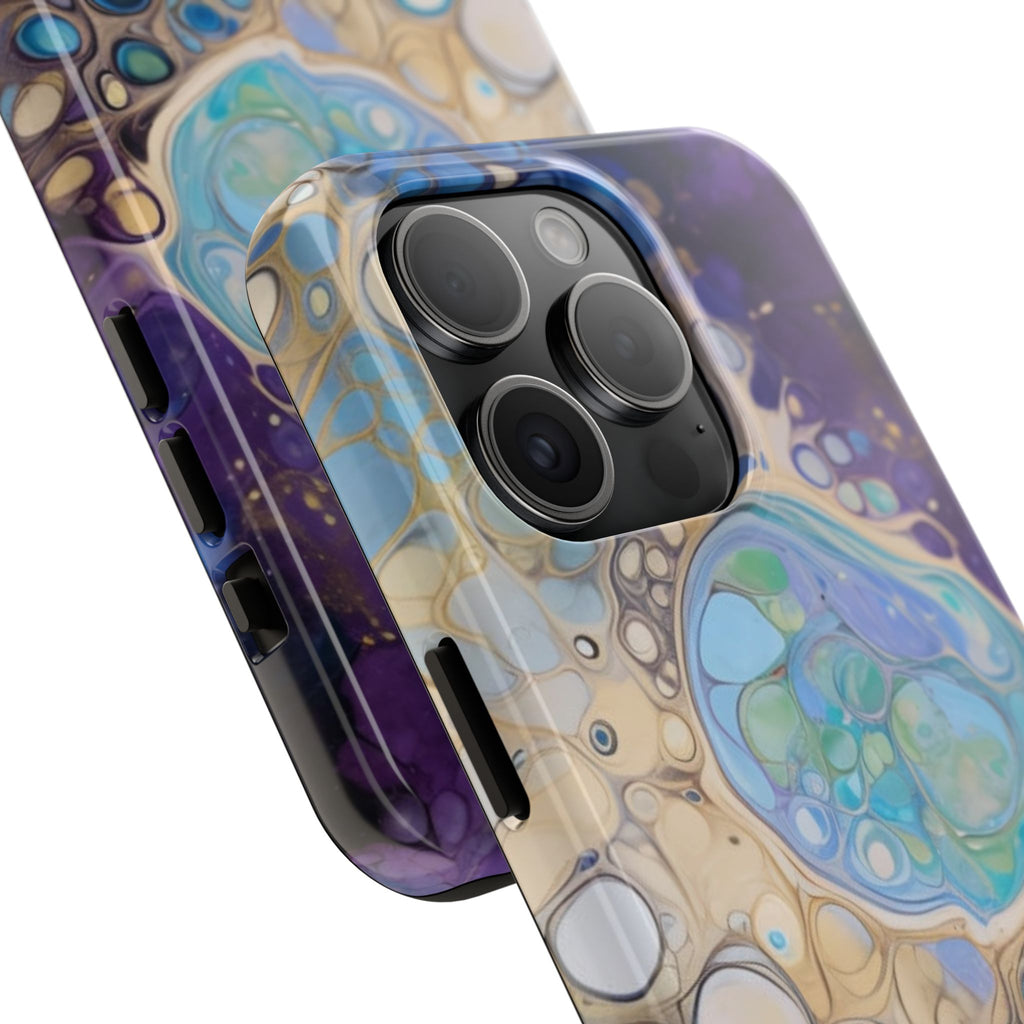 Abstract Ocean Bubble Tough Phone Case