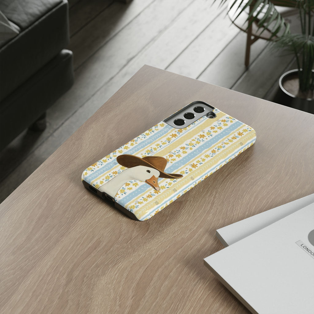 Goose Cowboy Phone Case – Cute Country Floral iPhone Cover