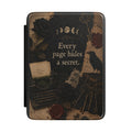 Kindle Case — "Every Page Hides a Secret" Vintage Gothic E-Reader Cover