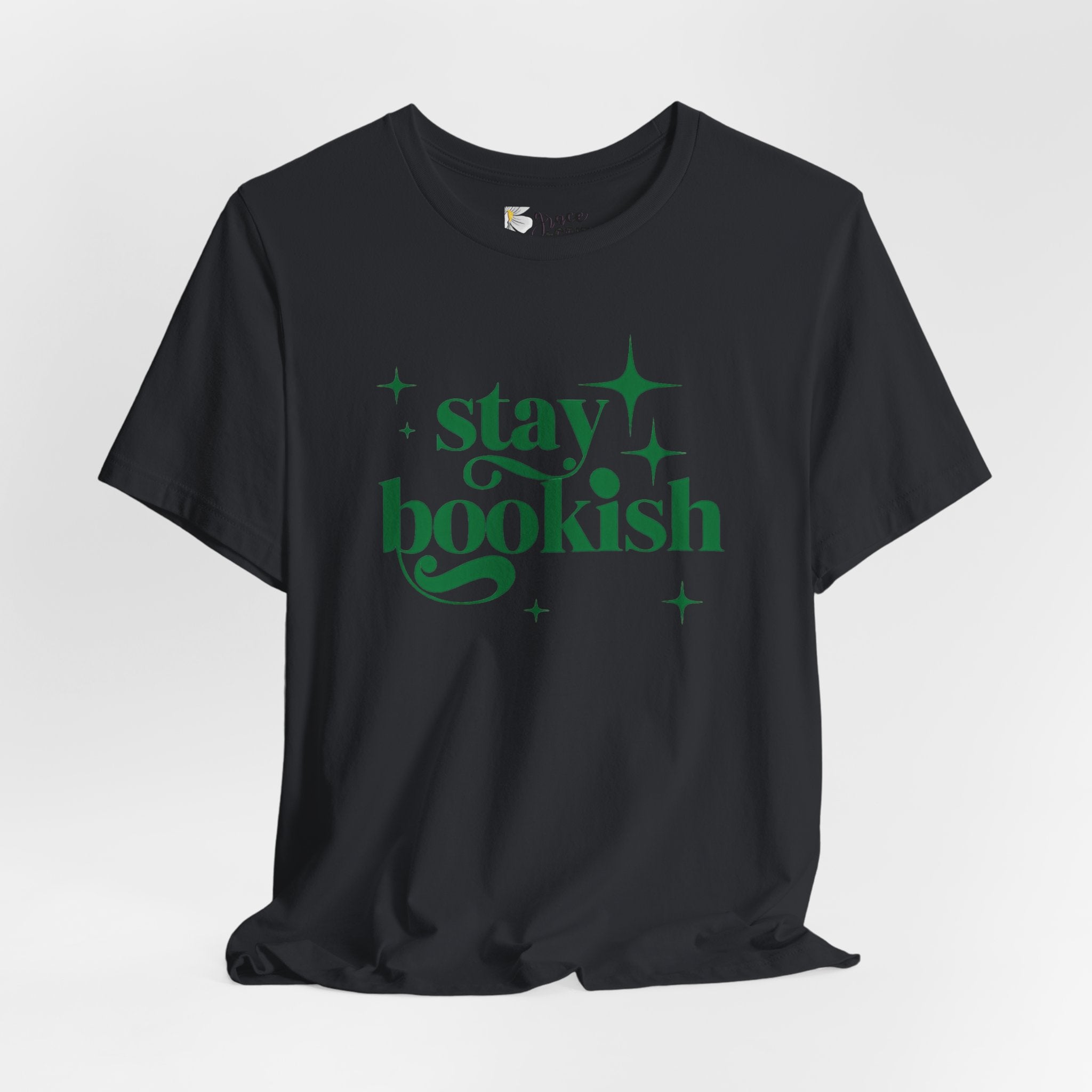 Stay Bookish T-Shirt | Book Lover Typography Tee