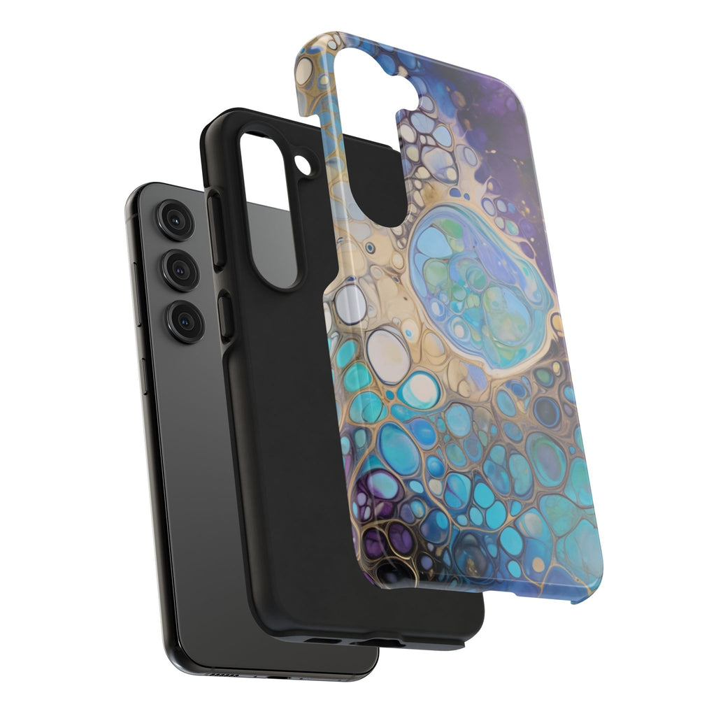 Abstract Ocean Bubble Tough Phone Case