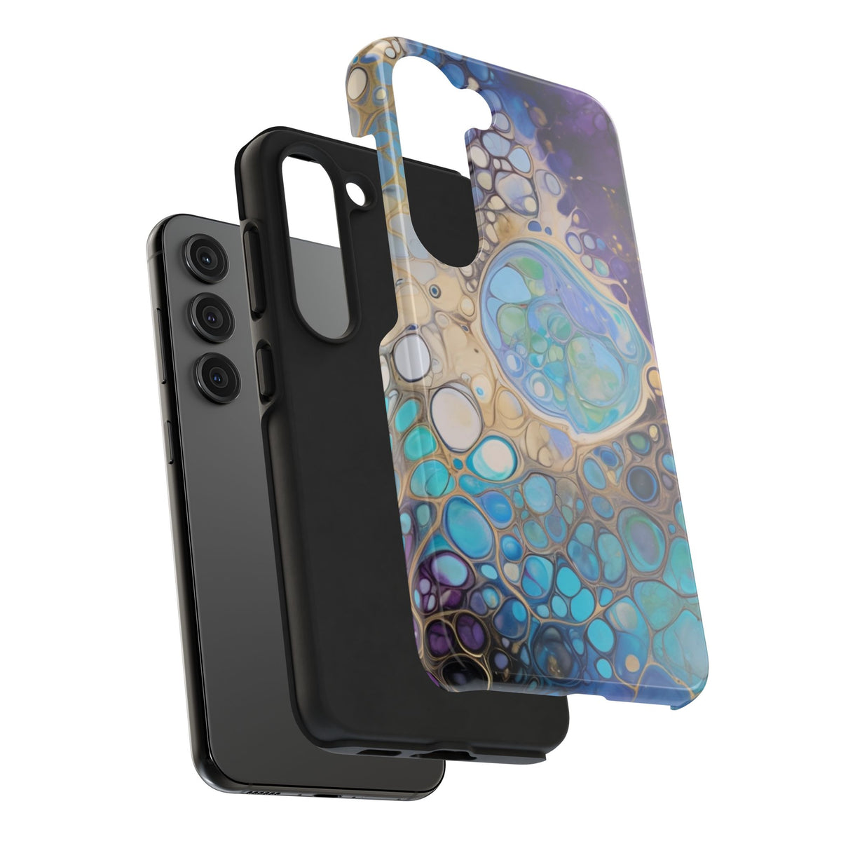 Abstract Ocean Bubble Tough Phone Case