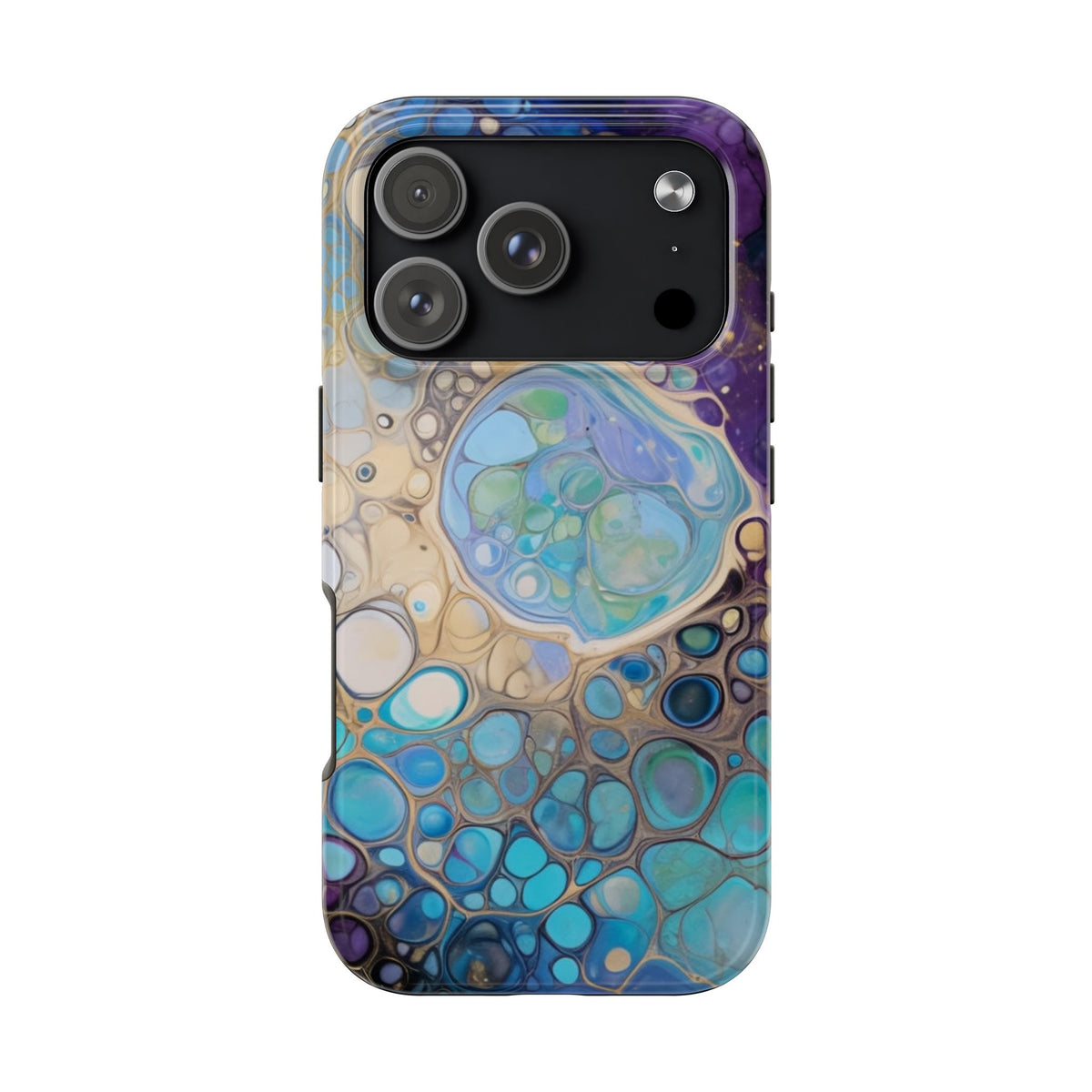 Abstract Ocean Bubble Tough Phone Case
