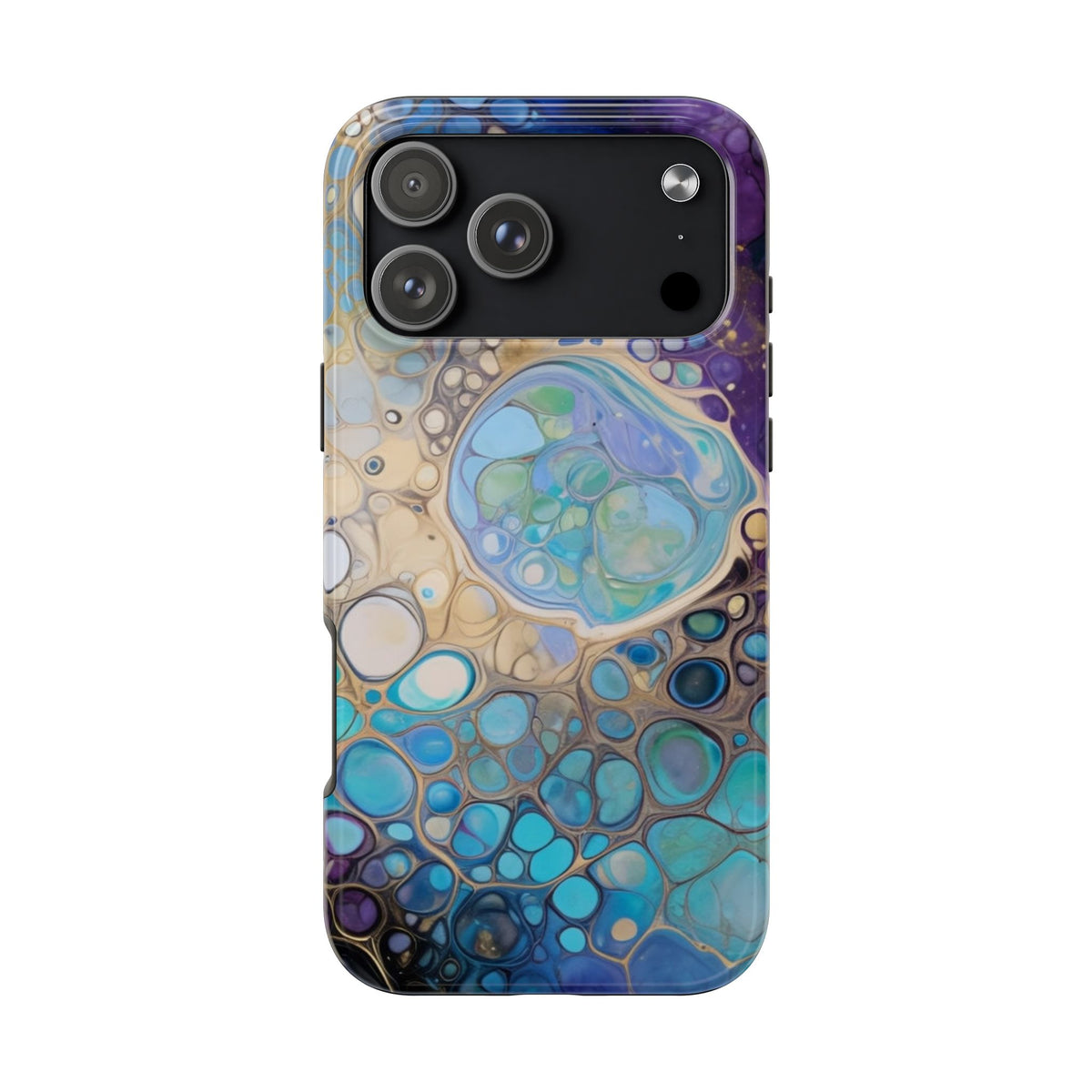 Abstract Ocean Bubble Tough Phone Case