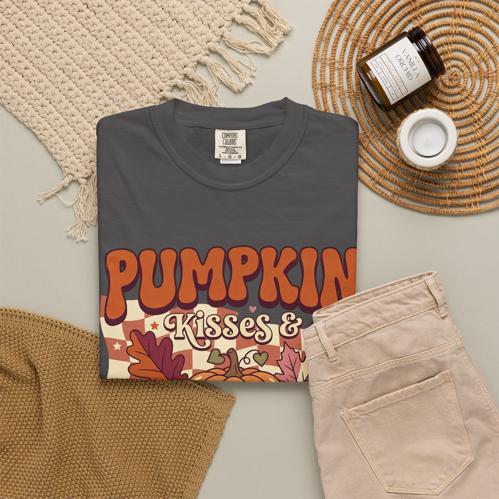 Pumpkin Kisses & Autumn Wishes Fall T-Shirt