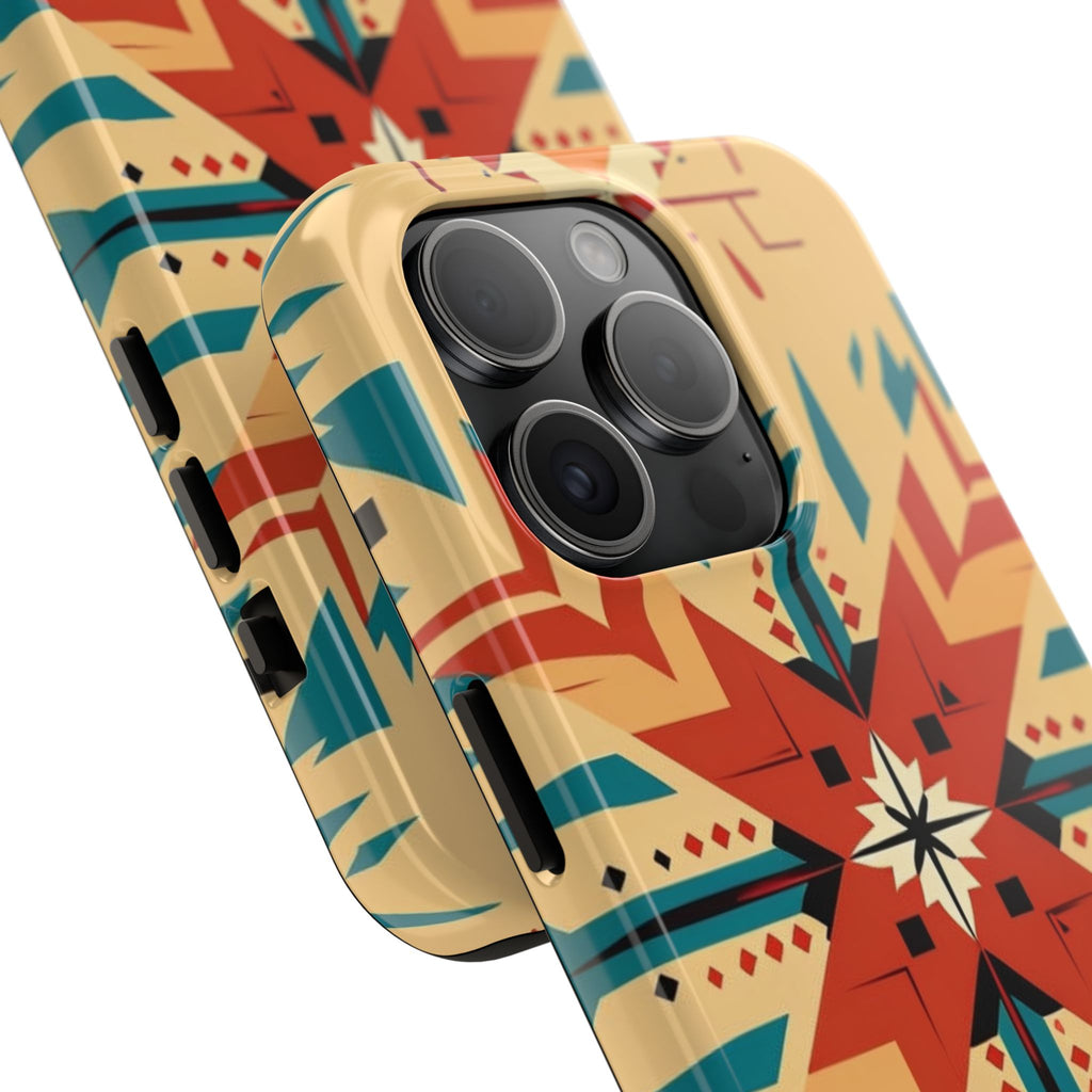 Southwestern Geometric Starburst Tough Phone Case