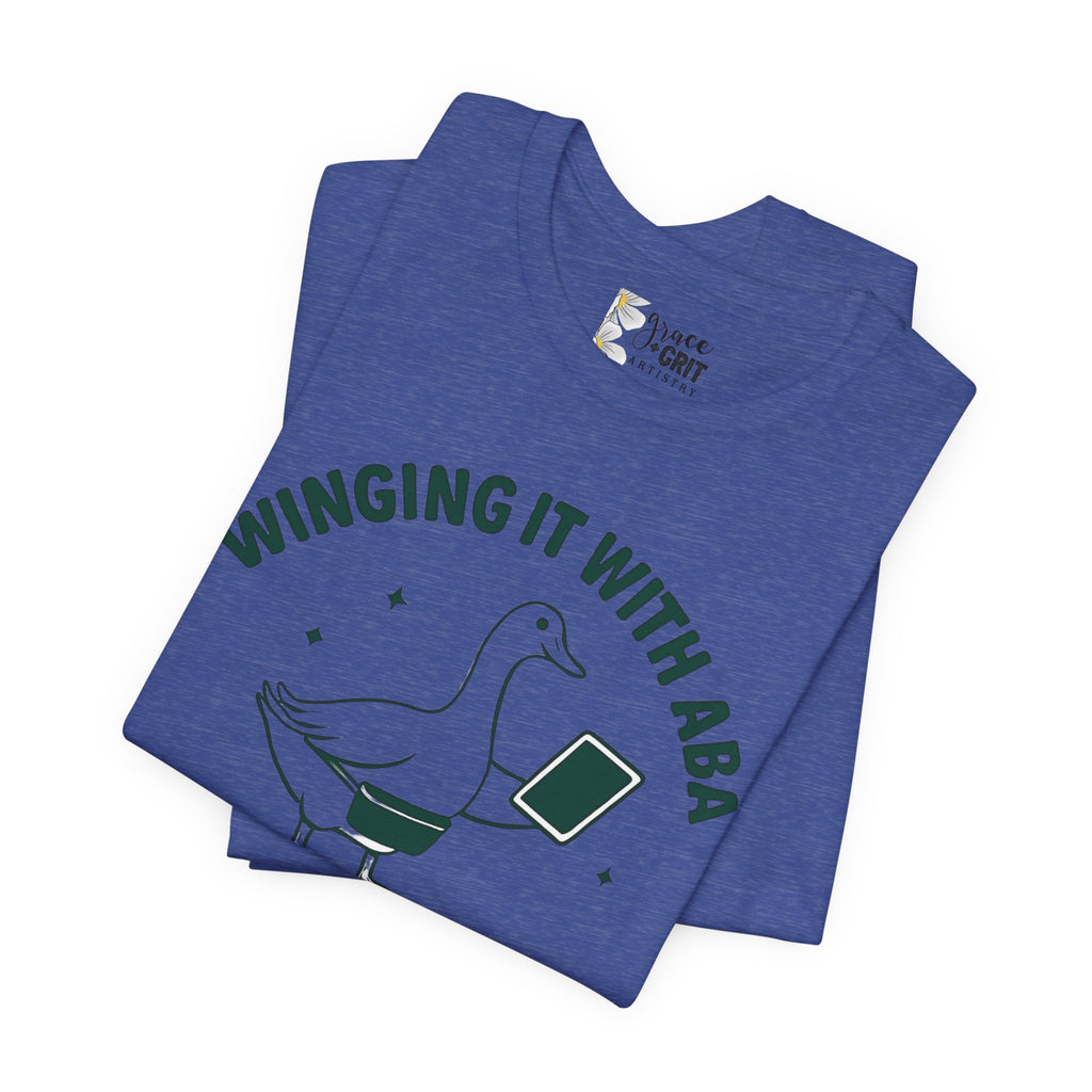 Winging It With ABA Goose Tee | Let's Fly Together T-Shirt