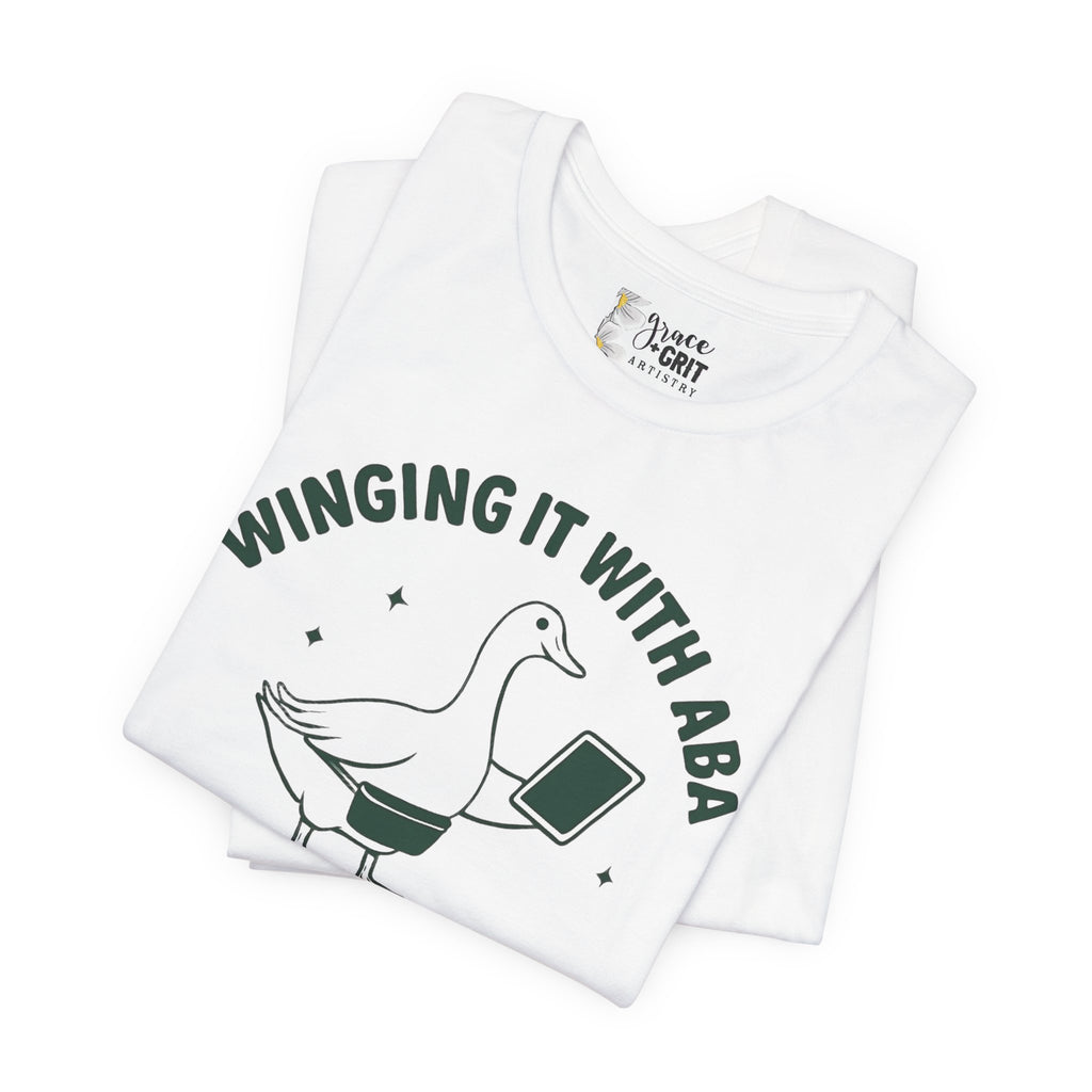 Winging It With ABA Goose Tee | Let's Fly Together T-Shirt