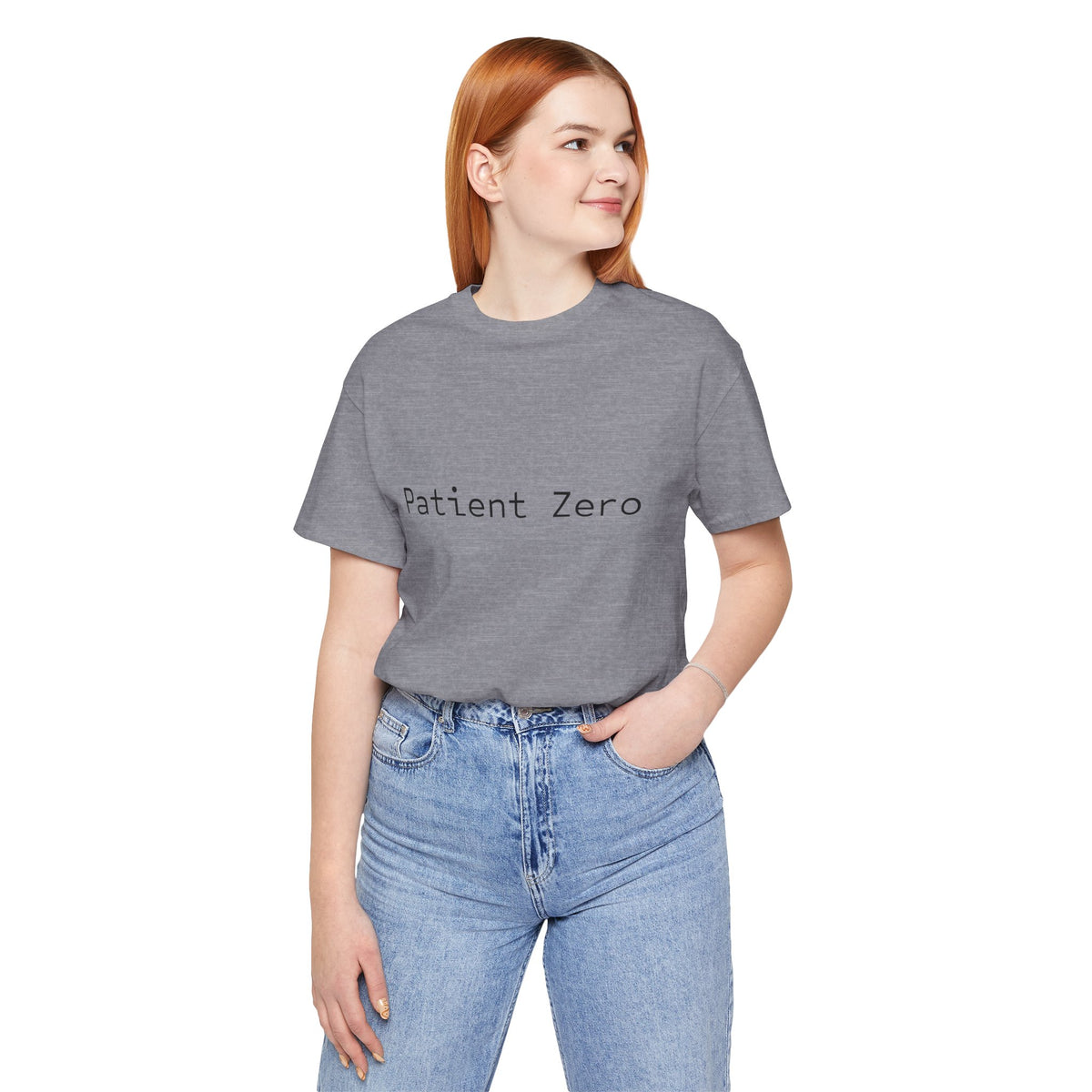 Patient Zero T-Shirt — Minimalist Text Tee