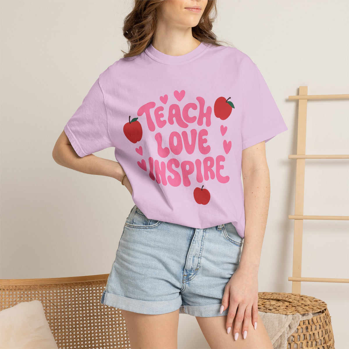Teach Love Inspire Apple T-Shirt