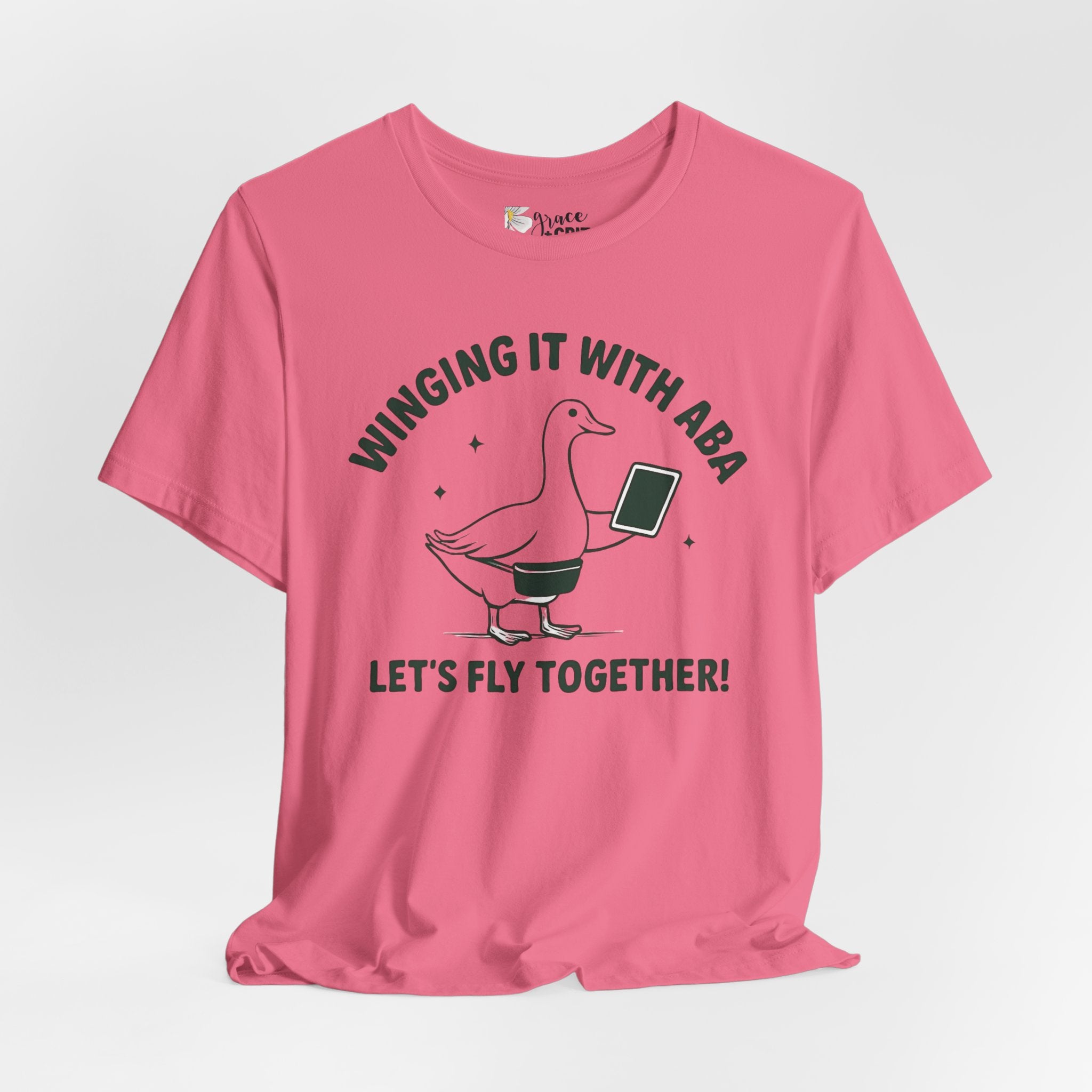 Winging It With ABA Goose Tee | Let's Fly Together T-Shirt