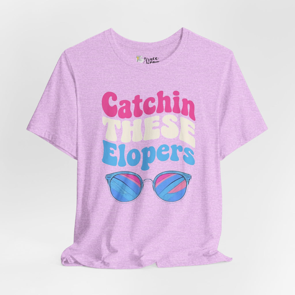 Catchin These Elopers T-Shirt | Sunglasses Beach Elopement Tee