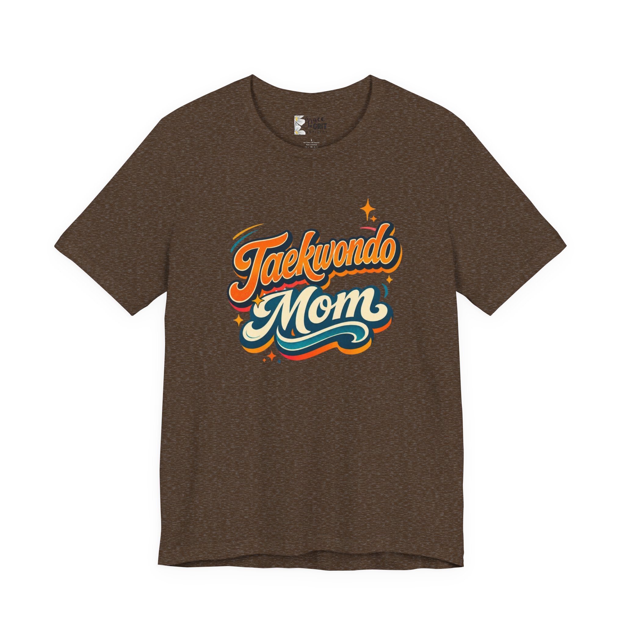 Taekwondo Mom T-Shirt | Retro Script Martial Arts Mom Tee
