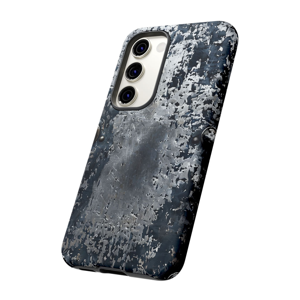 Rugged Rusted Metal Phone Case — Industrial Distressed Armor for iPhone