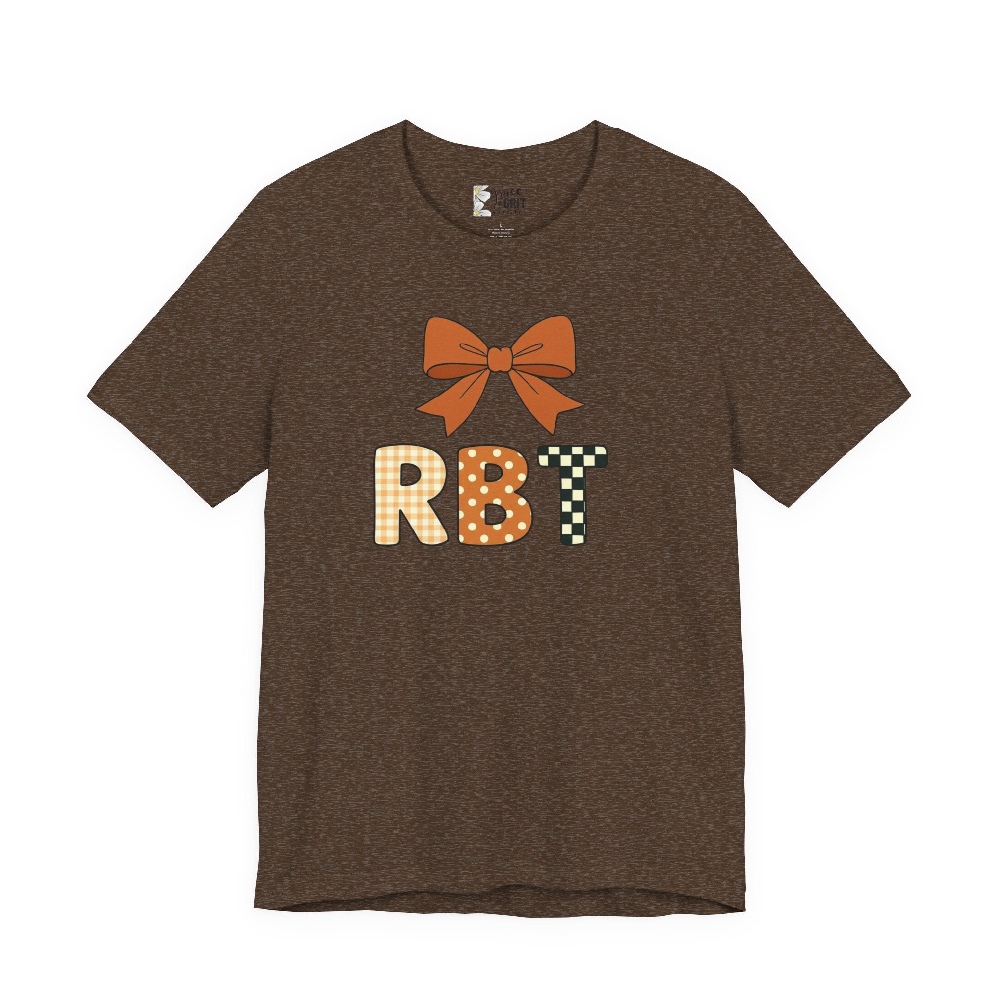 RBT Patch Letters Tee | Bow Monogram Shirt, Checkered & Gingham Initials
