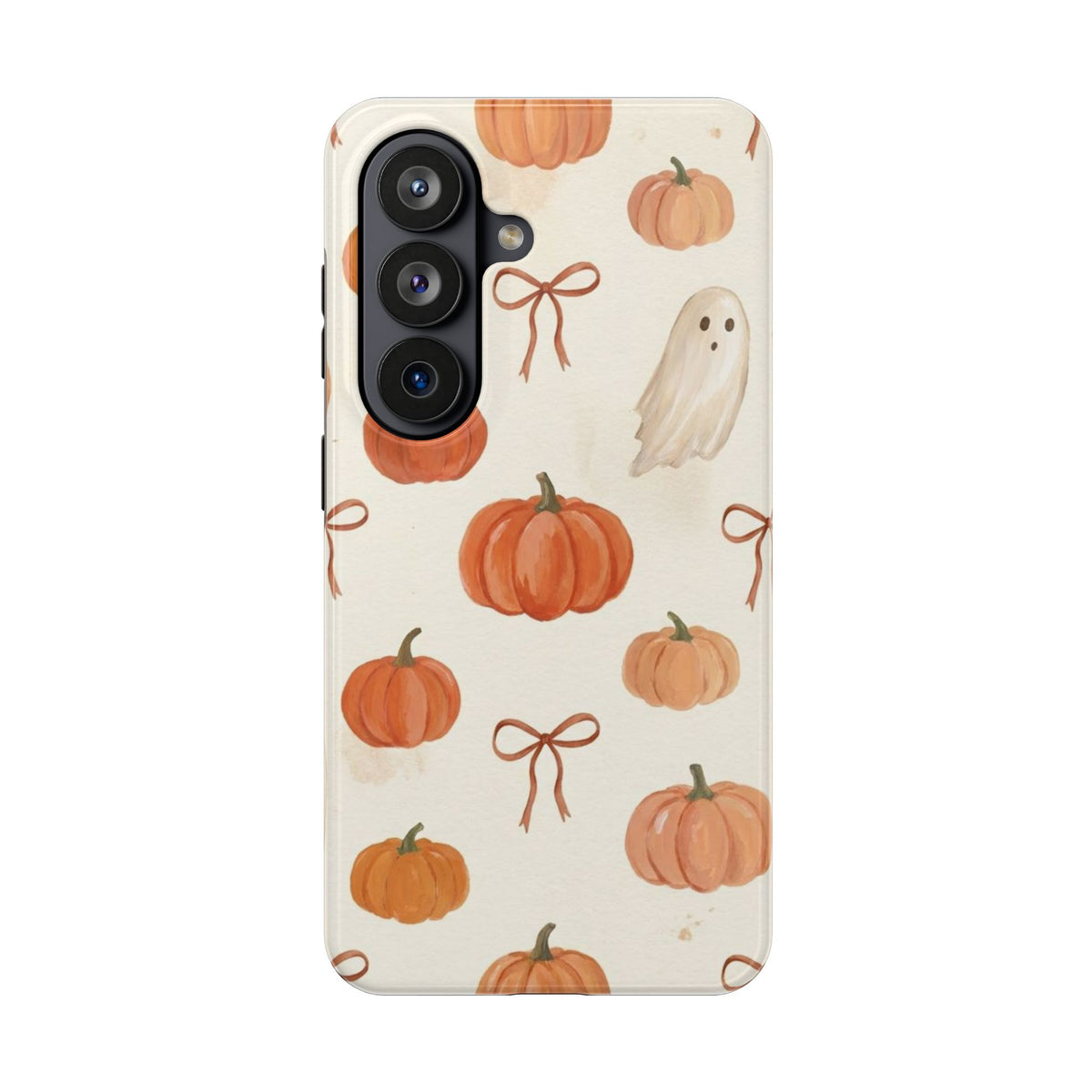 Pumpkin Ghost Phone Case – Cute Halloween Fall Pattern